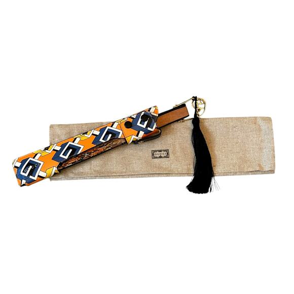 NEW Gucci G Print Folding Fan with Dust Bag and Original Box AUTHENTIC - Picture 4 of 16